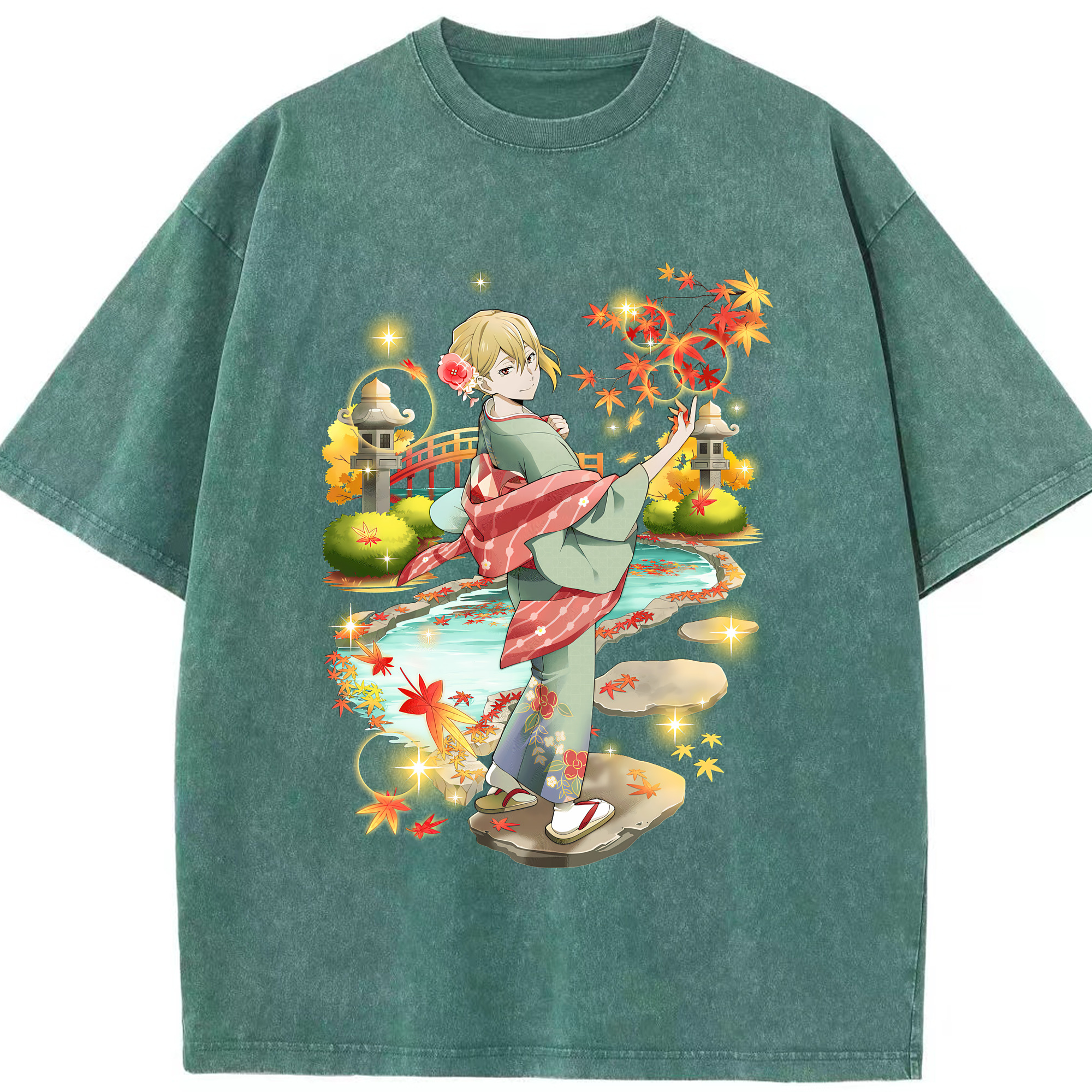 （画像用） 文豪ストレイドッグス Bungo Stray Dogs 綿100% ヴィンテージ風 半袖Tシャツ（フロントプリント）